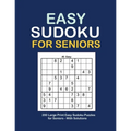 Easy Sudoku For Seniors: Sudoku Puzzles Large Print 200 Puzzles with Solution - 9x9's Sudoku puzzle book for adults, Senior - Two Puzzle Per Pa
