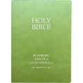Kjver Holy Bible, Be Strong and Courageous Life Verse Edition, Large Print, Olive Ultrasoft: (King James Version Easy Read, Red Letter, Green, Joshua