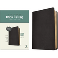 NLT Super Giant Print Bible, Filament Enabled (Genuine Leather, Black, Red Letter)