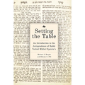 Setting the Table: An Introduction to the Jurisprudence of Rabbi Yechiel Mikhel Epstein's Arukh Hashulhan