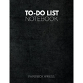 To Do List Notebook: Personal & Business Tasks With Priority Status, Daily To Do List, Checklist Paper Agenda 8.5 x 11 - Minimal Black Edition