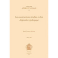 Les Constructions Serielles En Fon. Approche Typologique