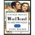 Vintage Movies Word Search: 101 Large Print Word Search Puzzles