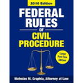 Federal Rules of Civil Procedure 2016, Large Font Size: Complete Rules as Revised through 2016