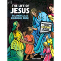 The Life of Jesus Stained Glass Coloring Book