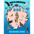 North American Bird Coloring Book: Learn With Nature, Educational Colouring Fun For Grades 3,4,5,6 (Homeschool Education) Ages 8-12