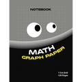 Math graph paper ( Black edition ): 1cm Grid maths book ( Color: black 120 pages )